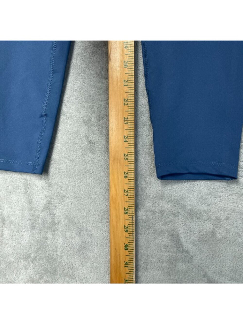 NWT Eddie Bauer Women's M Blue Trail Tight Leggings High-Waist Zip Pockets G2054 - Picture 8 of 14